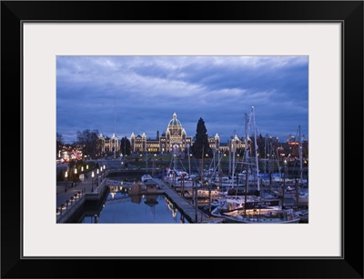 Evening, Inner Harbour, Victoria, British Columbia, Canada