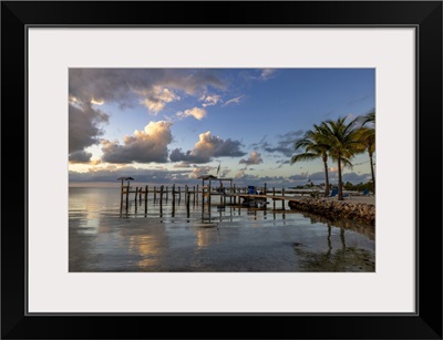 Florida Keys Sunset From The Island Bay Resort In Tavernier, Florida, USA
