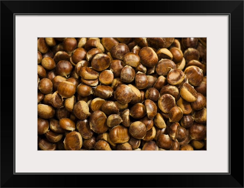 France, Aquitaine Region, Bordeaux, Marche Des Capucins Market, Chestnuts