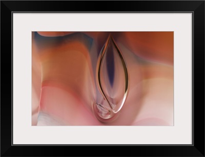 Frozen Bubbles In Glass