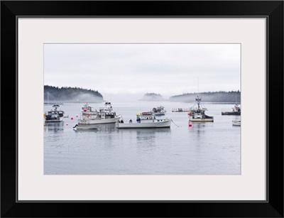 Lobster and fishing boats at Cutler, Maine