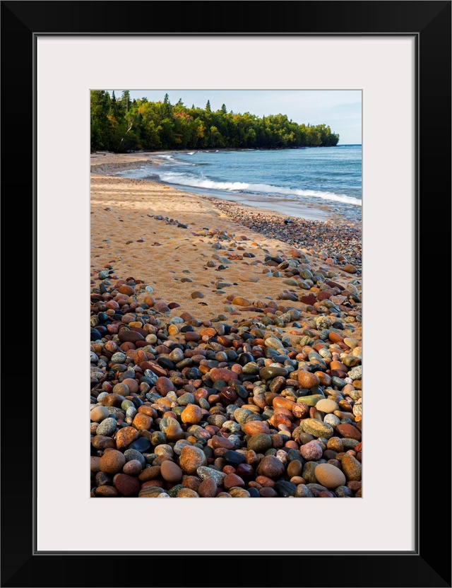 Michigan, Pictured Rocks National Lakeshore, Au Sable Point and Lake Superior