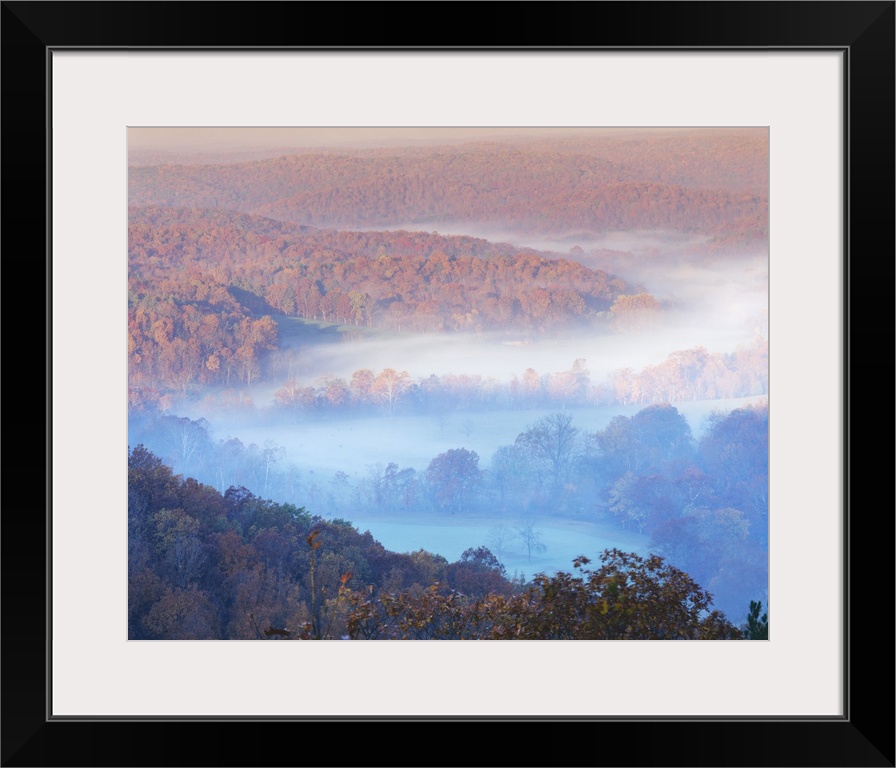 USA, Missouri, Van Buren, View from Skyline Drive