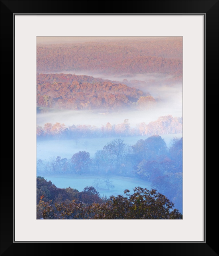 USA, Missouri, Van Buren, View from Skyline Drive