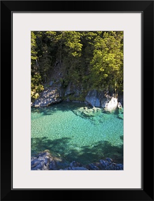 Mt Aspiring National Park, New Zealand. The emerald lakes
