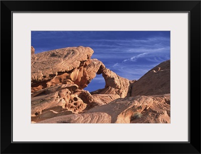 Nevada, Valley of Fire State Park. Arch Rock