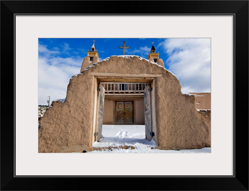 USA, NM, Las Trampas, The Church of San Jose de Gracia