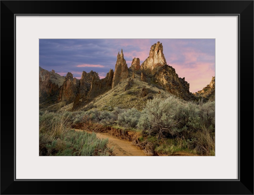 USA, Oregon. View of Leslie Gulch.