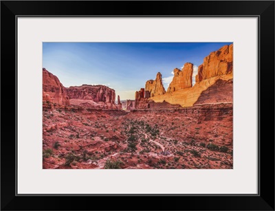 Park Avenue Section, Arches National Park, Moab, Utah, USA, Classic Sandstone Walls