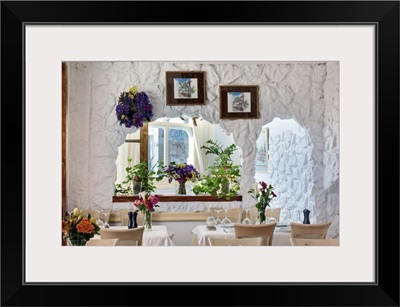 Restaurant Interior, Chora, Mykonos, Greece