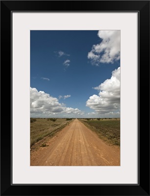 Savannah Scenic, Rupununi, Guyana, dirt road