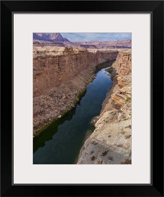 Severe Ongoing Drought Has Lowered The Levels Of The Colorado River In Marble Canyon