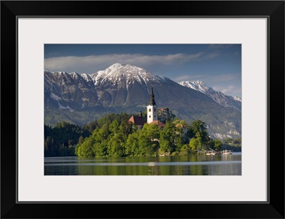 Slovenia, Gorenjska, Bled: Lake Bled Island Church