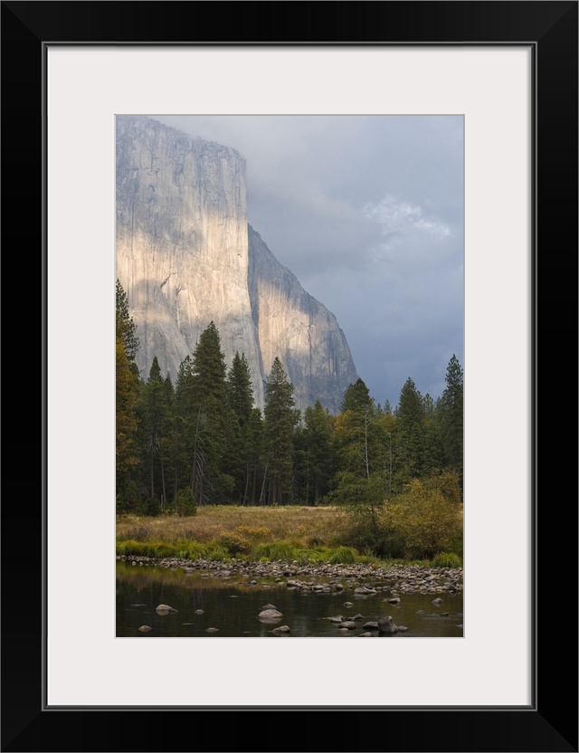 Storm Clouds surround El Capitan, Yosemite National Park, California.