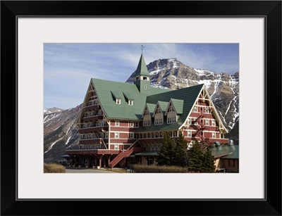 The Prince of Wales Hotel,and Vimy Peak, Waterton Lakes National Park, Alberta