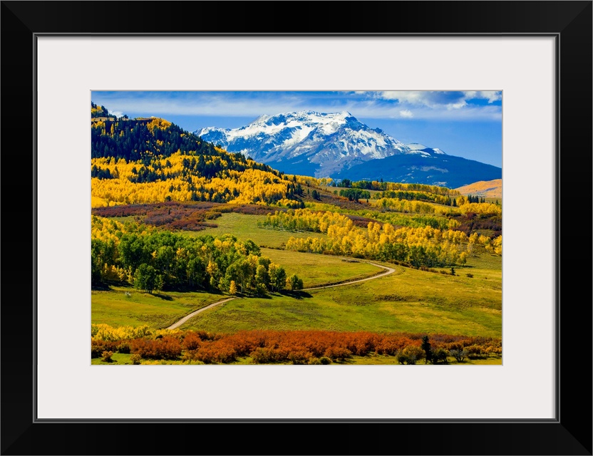 USA, Colorado, fall colors, vista