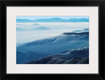 Winter view of Thomas Divide, Great Smoky Mountains National Park, North Carolina