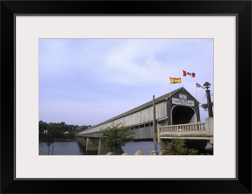 Worlds largest Covered Bridge in Hartland New Brunswick Canada