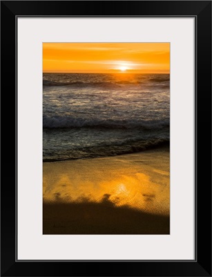 Sunset Surf At Carmel California