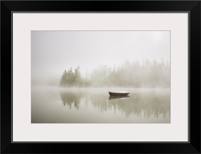 Boat In Mysterious Fog
