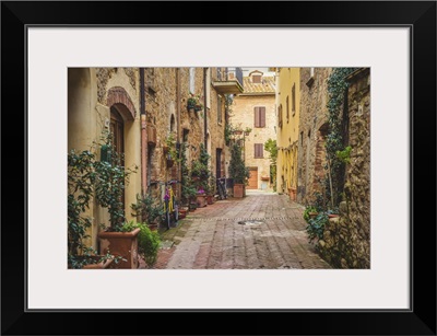 Old Town Pienza, Tuscany Between Siena And Rome