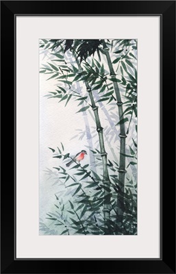 The Little Bird In A Bamboo Grove