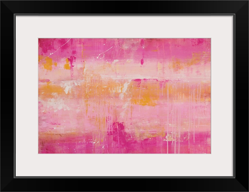 This contemporary abstract painting is sure to make any wall come to life.