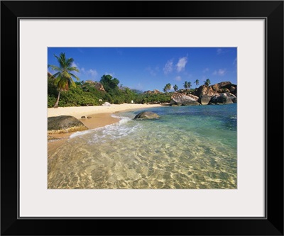 British Virgin Islands, Virgin Gorda, View of the beach