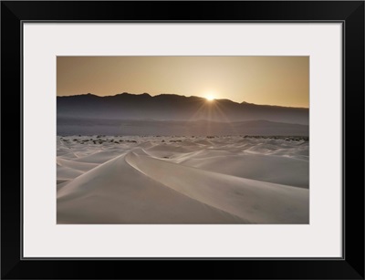 California, Death Valley, Mesquite Flat sand dunes