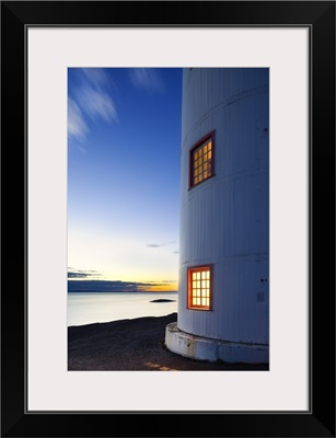 Canada, Quebec, Gaspe Peninsula, Bas-Saint-Laurent, Ile Verte Lighthouse