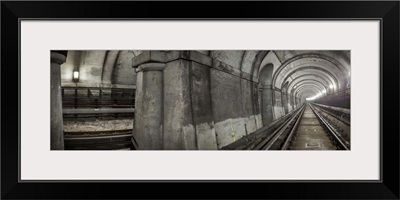 England, London, Old 'Thames Tunnel' from Rotherhithe to Wapping in East London