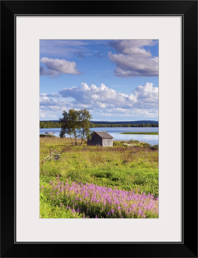 Finland, Lappi, Scandinavia, Summer, Idyllic landscape near Kilpisjarvi, Arctic Circle, Lapland