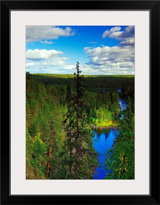 Finland, Oulanka National Park, Oulankajoki river