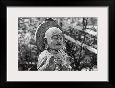 Florida, Delray Beach, Buddha Statue At The Morikami Museum And Japanese Gardens