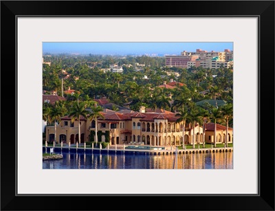 Florida, Fort Lauderdale, Atlantic ocean, House on the canal