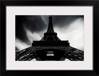 France, Paris, The Eiffel Tower Photographed From The Base Looking Upwards