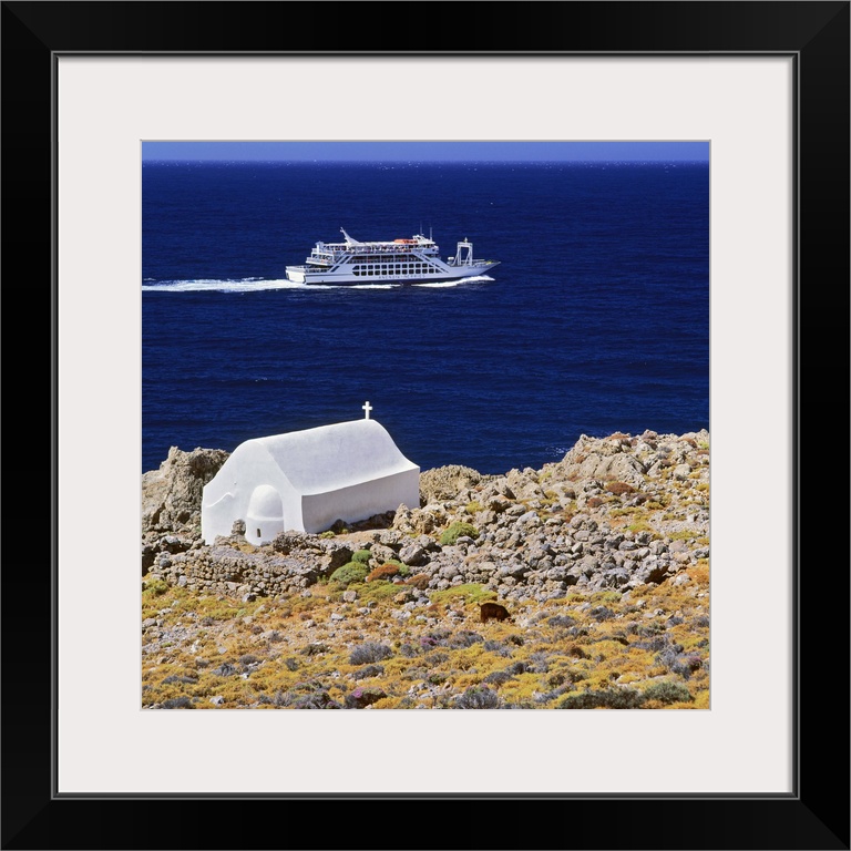 Greece, Crete Island, Crete, Chania, Loutro, Mediterranean area, Mediterranean sea, Travel Destination, Ferry boat from Ho...