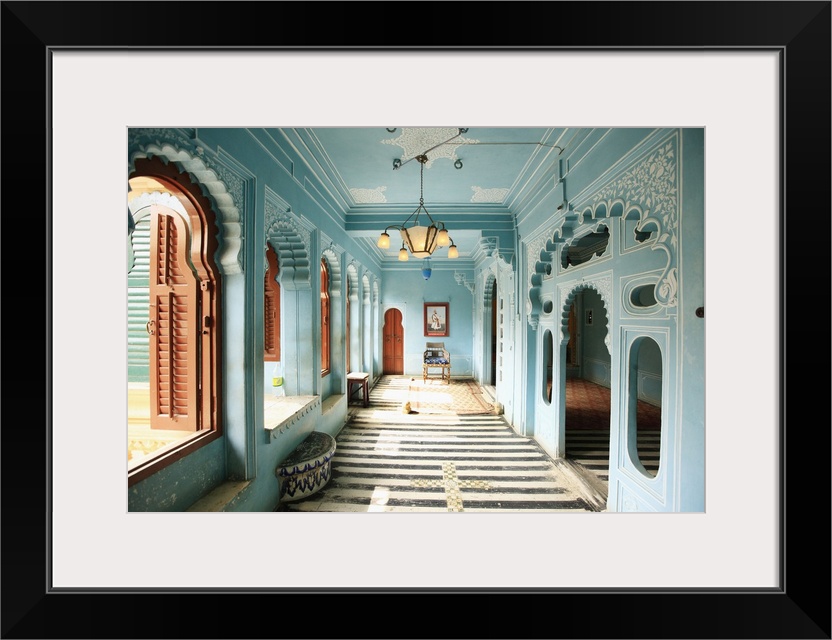 India, Rajasthan, Udaipur, City Palace, Zenana Mahal (Palace of the Queens)