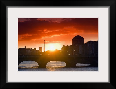 Ireland, Dublin, Sunset