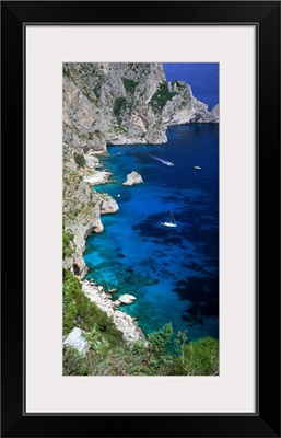 Italy, Campania, Capri, view from Punta Massullo