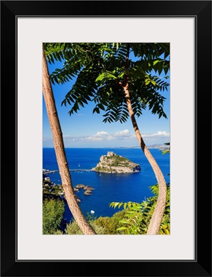 Italy, Campania, Mediterranean Sea, Ischia Island, Ischia Ponte, Aragonese Castle