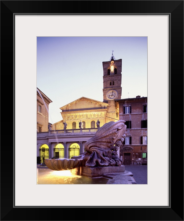 Italy, Latium, Mediterranean area, Rome, Trastevere, Santa Maria in Trastevere Basilica