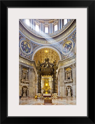Italy, Latium, Vatican City, Rome, Saint Peter's Square, Saint Peter's Basilica