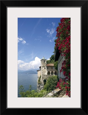 Italy, Lombardy, Lake Maggiore, Laveno, The Eremo of Santa Caterina del Sasso