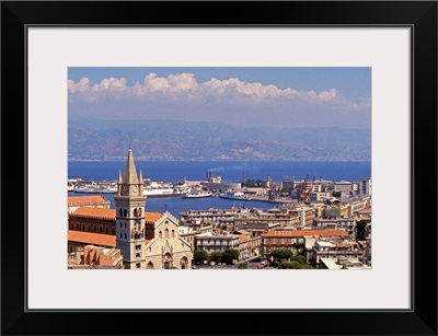 Italy, Sicily, Messina, View of the town