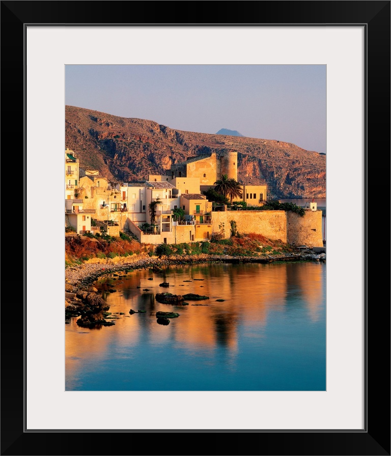 Italy, Sicily, The castle of Castellammare del Golfo