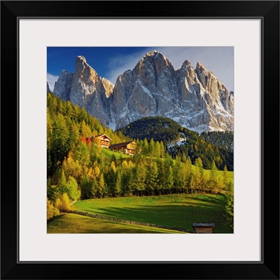 Italy, Trentino-Alto Adige, Dolomites, South Tyrol, Val di Funes, Santa Maddalena