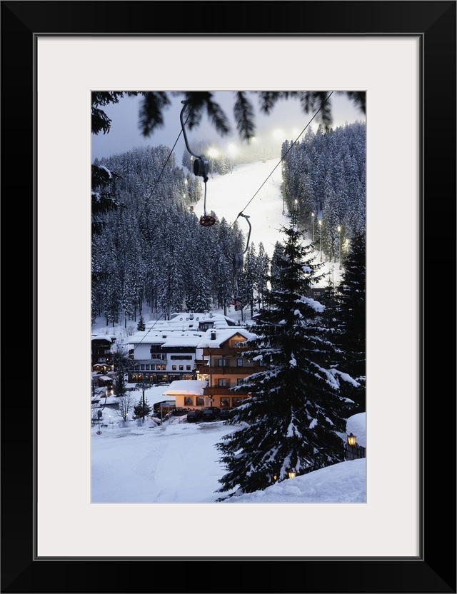 Italy, Trentino, Trento, Madonna di Campiglio, Madonna di Campiglio town