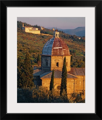 Italy, Tuscany, church of Santa Maria delle Grazie al Calcinaio near Cortona town