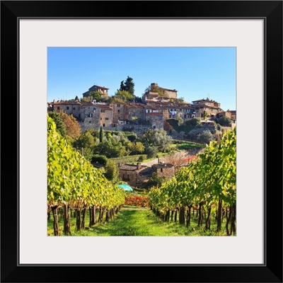 Italy, Tuscany, Firenze District, Chianti, Montefioralle